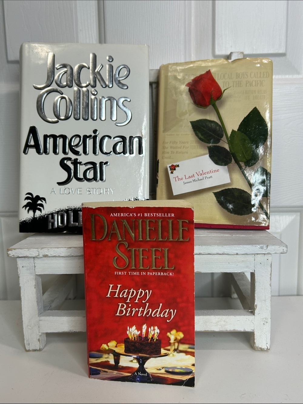 Jackie Collins, Danielle Steel & James Michael Pratt Book Bundle